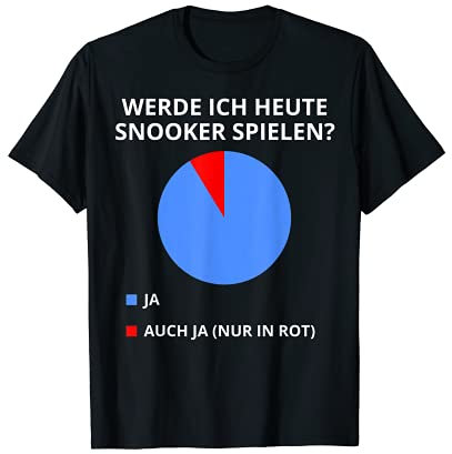 Snooker Fan Für Snookerspieler T-Shirt
