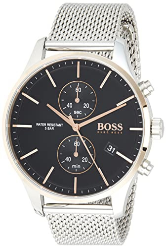 BOSS Hugo Quarz Uhr mit Edelstahl Armband 1513805