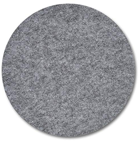 Zeller 27046 Platzset, Filz, grau, ca. Ø 38 cm