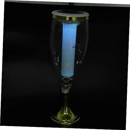 ibasenice Barril De Cerveza Led Dispensador De Bebidas Luces De Colores Diseño Elegante Multifuncional