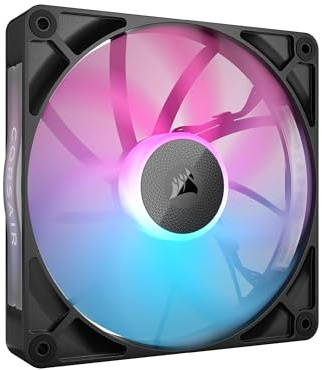 Corsair iCUE Link RX140 RGB 140mm Ventilateur PWM - Palier à Dôme Magnétique - Ventilateur Simple - Noir