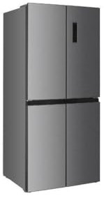 Beko GNO46623MXPN - Frigorífico 4 puertas, No Frost, Clase Energética D, Display, HarvestFresh, Color Acero Inoxidable