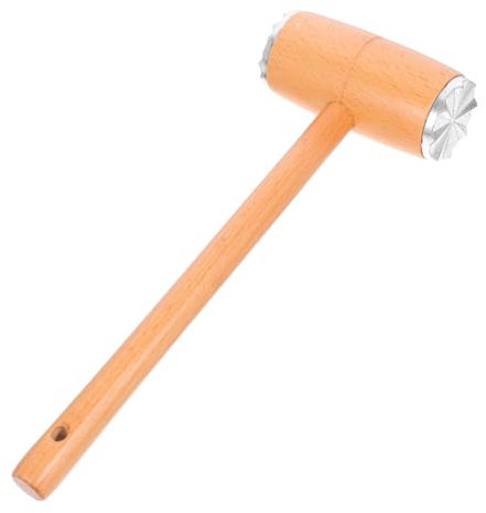 RORPOIR Wooden Meat Tenderizer Hammer Kitchen Tool Meat Pounder Tenderizer Chicken Steak Tenderizing Flattening