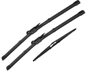 Vorne Hinten Wischerblätter Bürsten Für Smart Für Fortwo 451 W451 2006 2007 2008 2009 2010 2011-2014 Windschutzscheibe Auto Zubehör Fenster Abdeckung Scheibenwischerblätter (Color : Front rear)