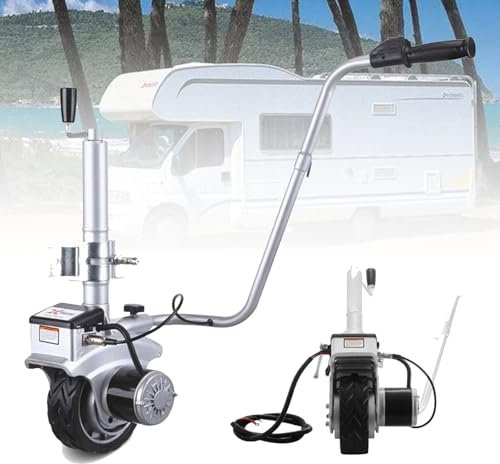URJWAN AnhäNger-Mover, Elektrischer AnhäNger-Dolly Mit Tragkraft 2270 Kg, Motorisiertes Camper-Trolley-Kit, Wagenheber FüR WohnwagenanhäNger Mit BootsanhäNger FüR Jedes GeläNde