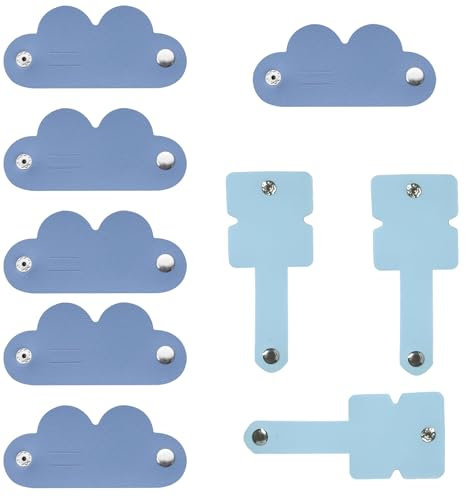 Cable Organizer, Silicone Cable Tidy Straps, Reusable Wire Organizer for Charging Cords, Headphones, USB Cables, Power Cords, Earphones and Office Desk Cable Management