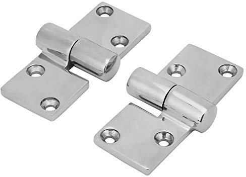 Schrankscharnier, Falttür, 2 Teiliges Türscharnier Links Und Rechts, Zerlegbares Scharnier Aus Edelstahl, Zubehör Für Glastüren Und Deckscharniere Für Boote, 90 X 38 Mm