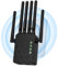 Répéteur WiFi,Amplificateur WiFi,repeteur WiFi Puissant avec 6 Antennes Puissantes,2 Ports LAN,Mode Répéteur & Routeur & AP,repeteur WiFi Exterieur Couverture WiFi de 300 m²,Facile à Installer