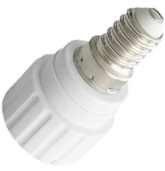 Fcnjsao Adaptateur de douille E17 vers GU10 en céramique E17 vers GU10 LED support de lampe convertisseurs de base de lampe