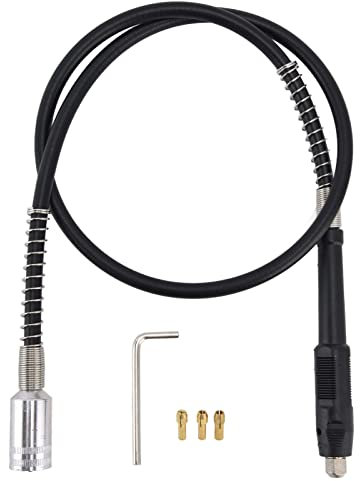 42in Flexible Power Drill Extension Shaft, Flex Shaft Adapter Attachment Power Cable Drill Chuck Extension for Grinder
