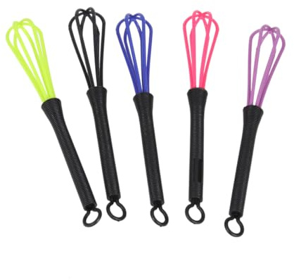 TOPPERFUN Agitadores para Tinte de Cabello 5 Piezas Mezcladores Compactos y Prácticos para Peluquería y Salón Profesionales Uso Diario Colores Variados