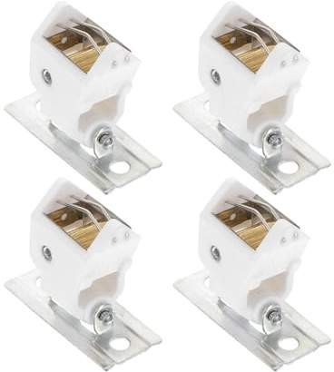 CANIGHT Cerraduras de Cordón de Poliéster y Metal Juego de 4 Persianas Romanas para Ligeras y Fáciles de Instalar para Cortinas y Persianas