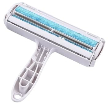 Pet Hair Remover Roller Fur With Self-Cleaning Base Efficient Animal Removal Tool Cleaning Plastic