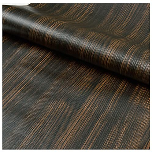 Papel pintado autoadhesivo, madera de nogal oscuro, papel de contacto para gabinetes, revestimiento de estantería, papel para muebles, pegatina de mesa, armario, escritorio, paredes, carfts 40CMX3M