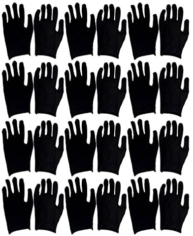 Milisten 12 Paare Kosmetische Feuchtigkeitsspendende Handschuhe Schmuck Inspektionshandschuhe Nachthandschuhe Baumwollhandschuhe Für Trockene Hände Bauhandschuhe Kamin Warm Halten Mann