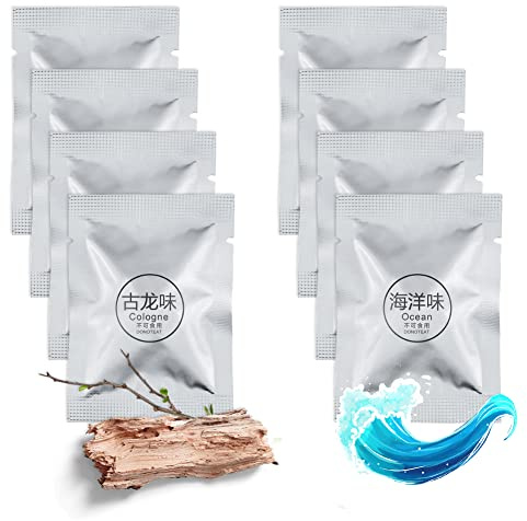 URAQT Auto Aromatherapie Tabletten, 8 Stücke Auto Lufterfrischer Nachfüllungen Feste Duft-Ersatzpads Refill Pads für Auto Aroma Diffusor 4 x Meeresdüfte + 4 x Cologne Düfte