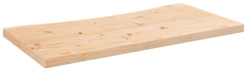 vidaXL Dessus de Bureau 80x40x2,5 cm Bois Massif de pin