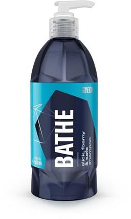 Gyeon Bathe Ceramic‑Coating Safe Car Wash Shampoo Highly Lubricated Foam Wash Soap for Paint Sealant and Coating Maintenance Professional Scratch Reduction Shine Enhancement