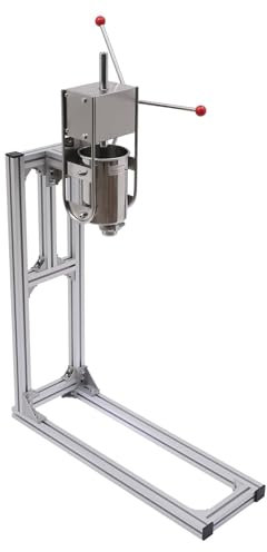Machine à Churros Verticale Manuelle Robuste De 3l, 5l, 7l, Fabricant De Beignets Espagnols, Remplissage De Beignets De Fruits Latins En Acier Inoxydable, Avec Support De Travail En Forme De L,3L