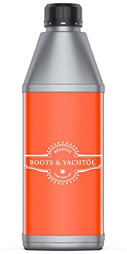 Yachtöl Bootsöl 0,5l - Teaköl Holzöl Holzschutz - wirkt farbvertiefend, trocknet farblos durch, natürlich, lösemittelfrei, UV-fest, witterungsbeständiges Pflegeöl - BEKATEQ BE-277