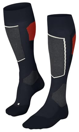 FALKE SK4 Advanced M Kh lana filo funzionale caldi sottili 1 paio, Calzini da sci Uomo, Blu Limoges 6117-O, 39-41