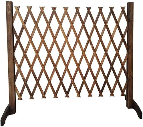 Recinzione Decorativa da Giardino, Recinzione in Legno/Ringhiera Telescopica/Recinzione da Giardino Esterna/Recinzione Decorativa da Balcone/Griglia Decorativa da Giardino/Recinzione per Animali