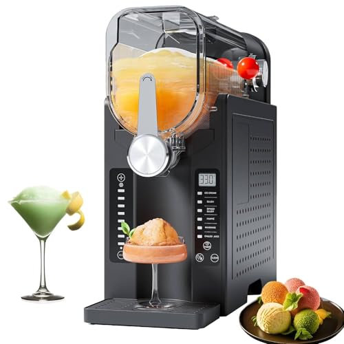 Macchina granite la casa, 1,6 l, con 6 programmi preimpostati, non necessita ghiaccio, miscelazione a 360°, autopulizia One-Touch, macchina gelato e frullati margarita, frappé, cocktail altro ancora