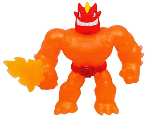 Heroes of Goo Jit Zu Meteor Madness, stretchig Battle Blazagon samlarobjekt actionfigur, med unik Scrunchy Goo-fyllning och flamsvärd