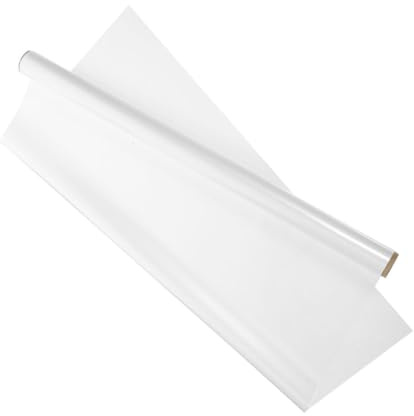 HOMSFOU Sticker Tableau Blanc Statique Réutilisable pour Garçon Fille Surface Effaçable à Sec sans Résidu Film Mural Educatif pour Dessin et Adhésion par Électrostatique