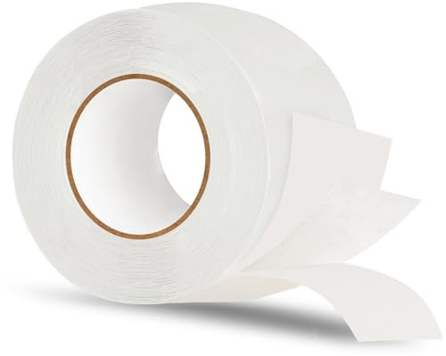Tiruiya Ruban Adhésif pour Pare Vapeur, Double Face Bande Jonction Pare Vapeur pour Ecran Sous Toiture, Freins Vapeur et Membranes anes de Toiture (5cm x 20m x 1 rouleau)