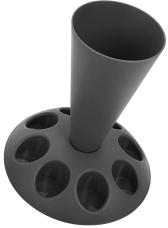 CONGARTENO Soporte para Manga Pastelera con Ranuras Extraíble Gris, Juego de Soportes para Mangas Pasteleras y Boquillas, Utensilios Repostería para Decorar Pasteles y Kit de Decoración