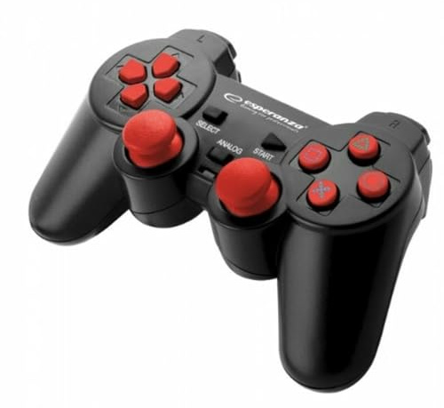 Esperanza EGG106R Gamepad PS2/PS3/PC USB Corsair Black/Red