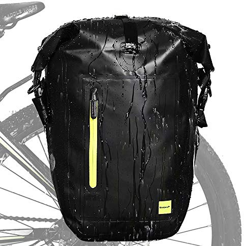 Rhinowalk 25L Fahrrad Gepäckträgertasche Wasserdicht Fahrrad Rücksitz Tasche für Radfahren Radfahren Reisen Reiten, Grün