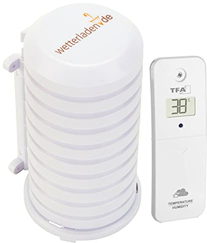 TFA 30.3800.02 Thermo-Hygrosender für View Geräte Breeze Meteo Show (weiss mit JM Schutzgehäuse)