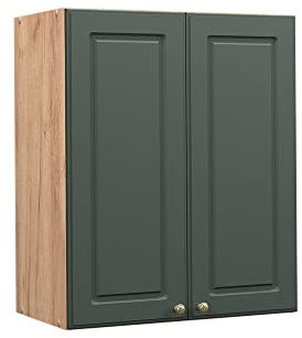Vicco Pensile da cucina Fame-Line, Verde-oro rustico, 60 cm, per la combinazione con altri moduli della serie Fame-Line