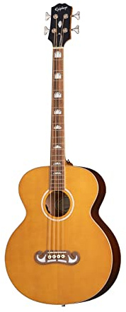 Epiphone El Capitain J-200 Studio IV Bass (Fishman Sonitone), Aged Vintage Natural