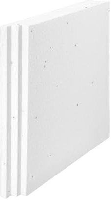 IMBALLAGGI 2000 - Pannelli Polistirolo Isolanti 15 kg/mq, 18 Pezzi, 50x50x2 cm, Pannelli Isolanti Termici per Rivestimento Parete, Soffitto e Altro, Isolante Termico e Acustico, Polistirolo Pannelli