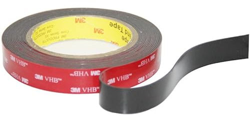 Clyhon 3M Nastro Biadesivo Extra Forte, 1 Volume Nastro di Montaggio, Resistenza all'Acqua e alle Alte Temperature, per Auto, Casa e Ufficio (15mm x 5m)