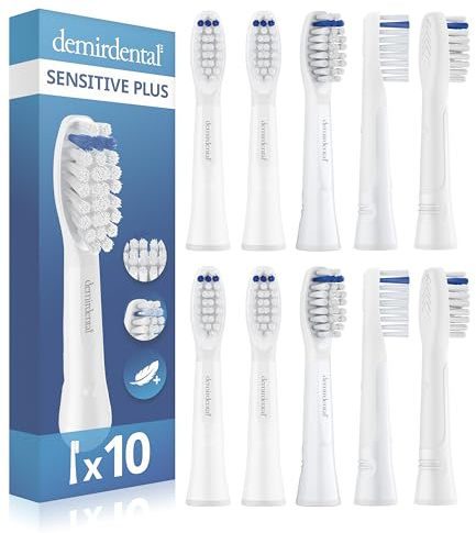 10er Aufsteckbürsten passend für Oral-B Pulsonic, Extra Sensitive