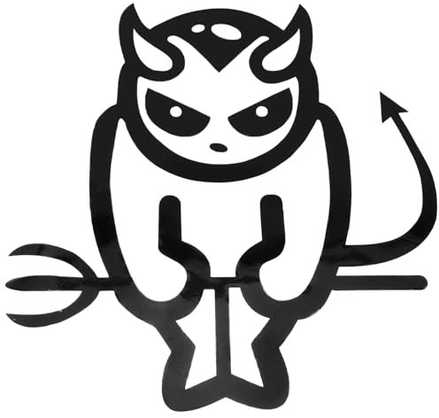 SOLUSTRE Autoaufkleber Totenkopf Skull Design Langlebig Pvc Selbstklebend Abziehbar Vielseitig Einsetzbar Für Fahrzeugdekorationsseiten Und Stoßstangen