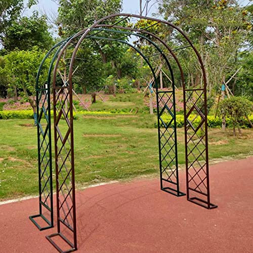 Arco Decorativo para Rosas Arco de jardín con Estructura de Metal Grande, Arco de Rosas para jardín, 1,4 m, 1,8 m, 2 m, 2,2 m, 2,8 m, 3,4 m, Resistente, para Plantas trepadoras, Soporte para