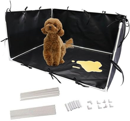 Hundetoilette mit hohen Wänden, hoher Rand, Welpen-Pad-Halter mit hohen Wänden für kleine bis mittelgroße Corgie, Französische Bulldogge
