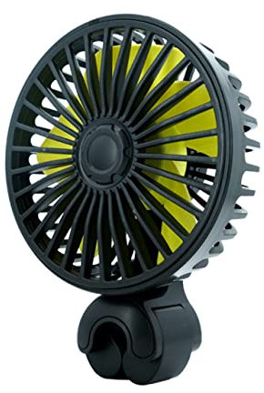 DIYEAH Ventilateur De Voiture Pour Siège Arrière Refroidisseur Air Alimenté Par Usb Avec Support Stable Et Rangement Pour Diffuseur