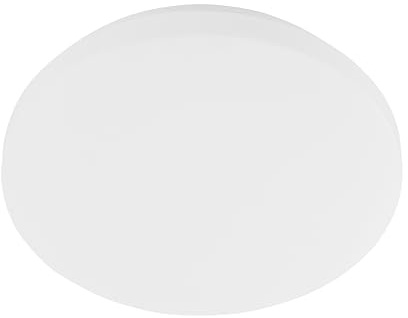 EGLO LED Deckenlampe Pogliola-E, runde Deckenleuchte | Badlampe Decke aus Metall und Kunststoff in Weiß, Lampe Badezimmer warmweiß, IP44, Ø 26 cm