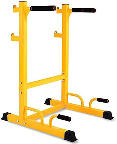 OWOHYG Kniebeugen-Langhantel-freie Bankdrückständer, Home Gym Professioneller Ständer, Verstellbarer Hantel-Kniebeugenständer-Ständer Bankdrückständer Dip-Station Hantelbank Home