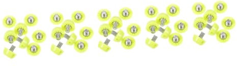GALPADA 5 Series Clavos De Atletismo Reemplazables Zapatillas De Tacos Antideslizantes Correr Y Compatible con Entrenamientos Y 8 Piezas X 5