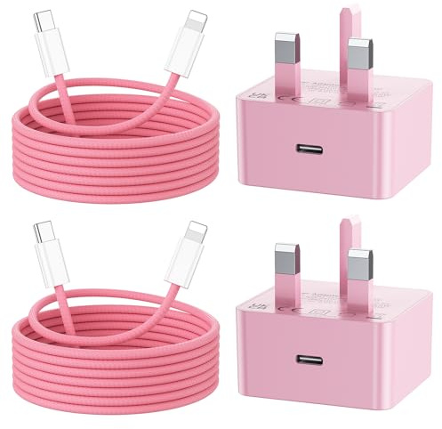 Fast Charge for iPhone 14 13, 2Pack PD 25W Fast Apple Charger Cable 2M, iPhone Fast Charger Plug with USB C To Lightning Cable [ MFi Certified] for iPhone 14 13 12 11 Pro Max XS XR X 11, iPad and iPod
