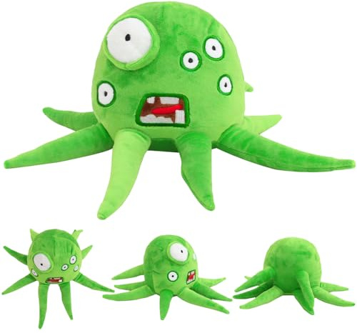 Peluche Wobbly Life, peluche Wobbly Life, pelu-che Wobbly Life, personaggio di polpo, pelu-che di po-lpo verde, personaggio di polpo imbottito, regalo per appassionati di videogiochi e collezionisti