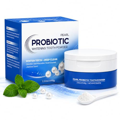 60g Poudre Blanchissante Dents, Poudre Dentaire Bleue, Blancheur Dentaire immediat, Élimine les Taches de Café, Thé, Idéal pour un Sourire Éclatant et une Haleine Fraîche