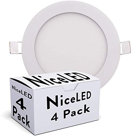 Pack 4 Placas LED 6W 600Lm 6000ºK 40.000H [JL-GP-LZ-1-PK4-AP] | Greenice